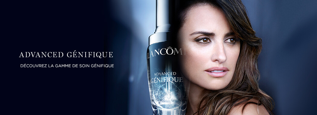 Bannière Espace Marque 2 Soin Advanced Génifique LANCÔME sur Parfumerie Burdin
